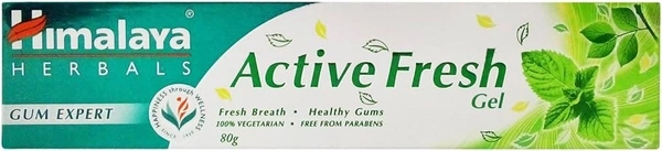 Himalaya Toothpaste Active Fresh Gel, 80g - 80g