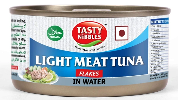 Tasty Nibbles Light Meat Tuna Flakes, 185g - 185g