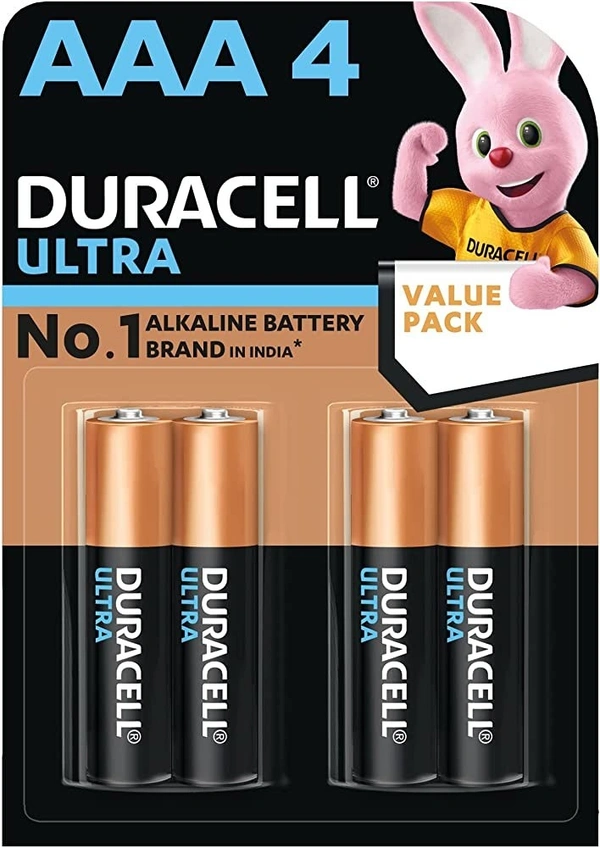 Duracell Ultra AAA X 4 Battery, 1 pcs - 1 pcs