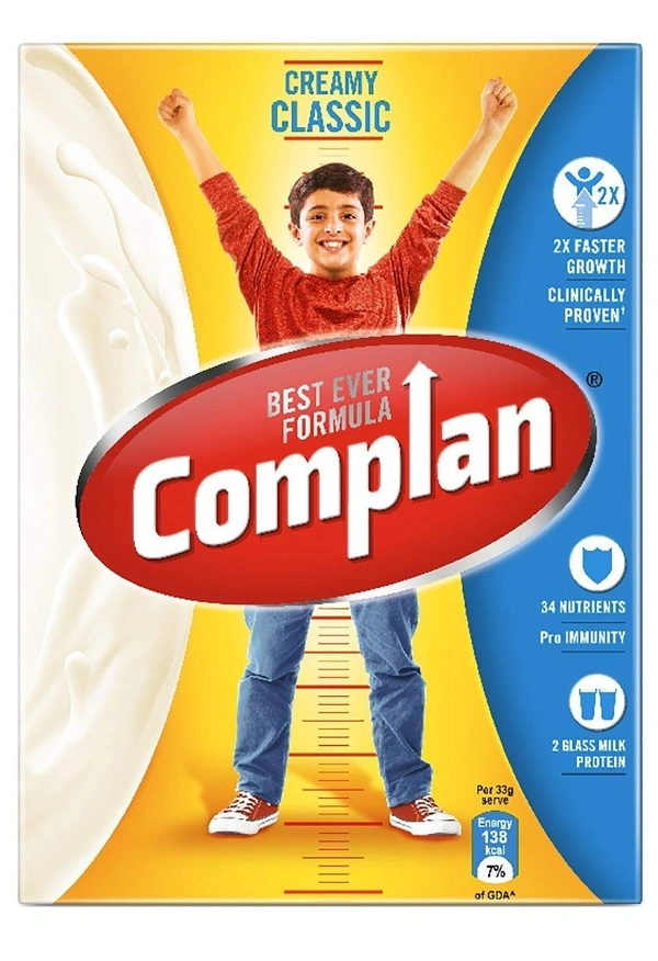 Complan Nutrition and Health Drink Creamy Classic, 200gm (Carton) - 200g