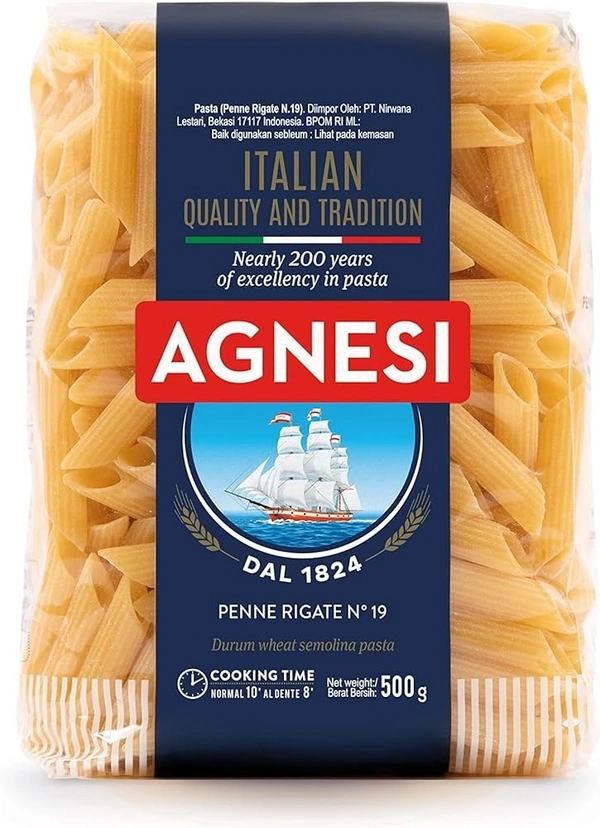 Agnesi Penne Pasta, 500g - 500g