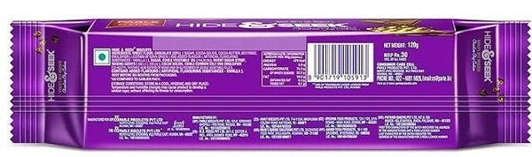 Parle Platina Hide& Seek Chocolate Chips Biscuits, 120g - 120g