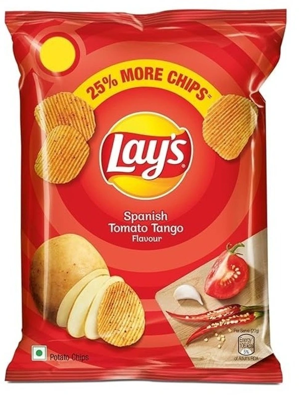 Lay's Spanish Tomato Tango Potato Chips, 52g - 52g
