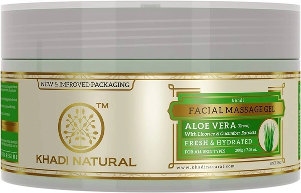 Khadi Herbal Aloevera Gel (Green), 200g - 200g