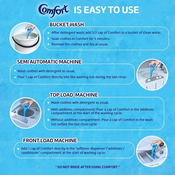 Comfort Fabric Conditioner Fresh Morning, 430 ml - 430ml