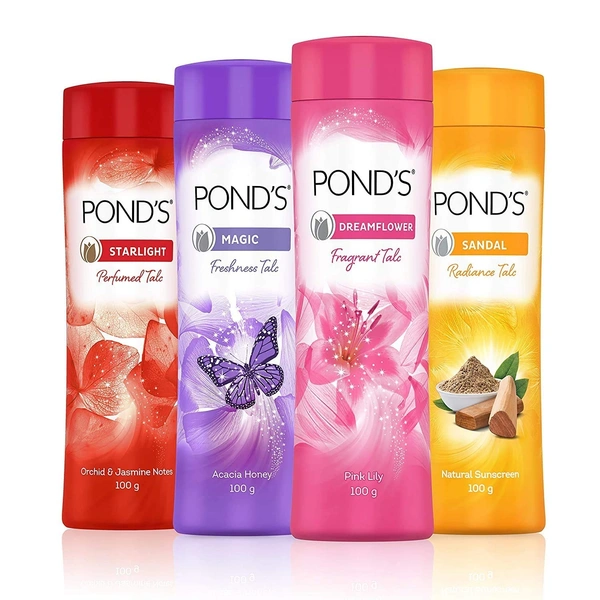 Pond's Starlight Perfumed Talc, 50g - 50g