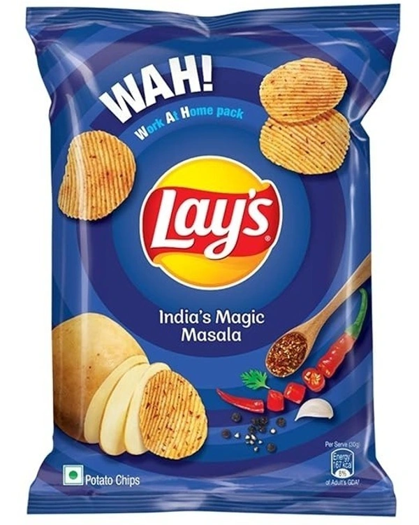 Lay's Potato Chips India's Magic Masala, 190g - 190g