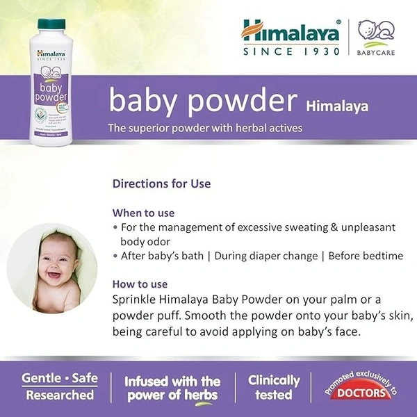 Himalaya Baby Powder Bottle, 50g - 50g