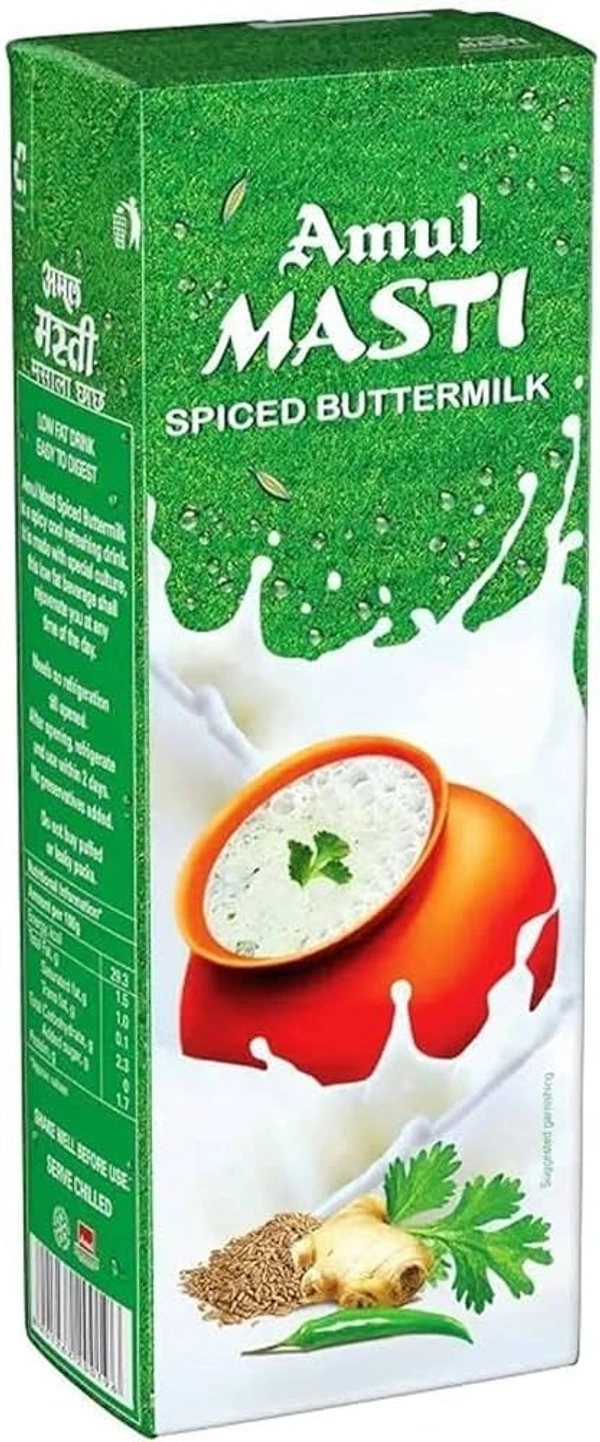 Amul Masti Spiced Buttermilk, 200 ml - 200-ml