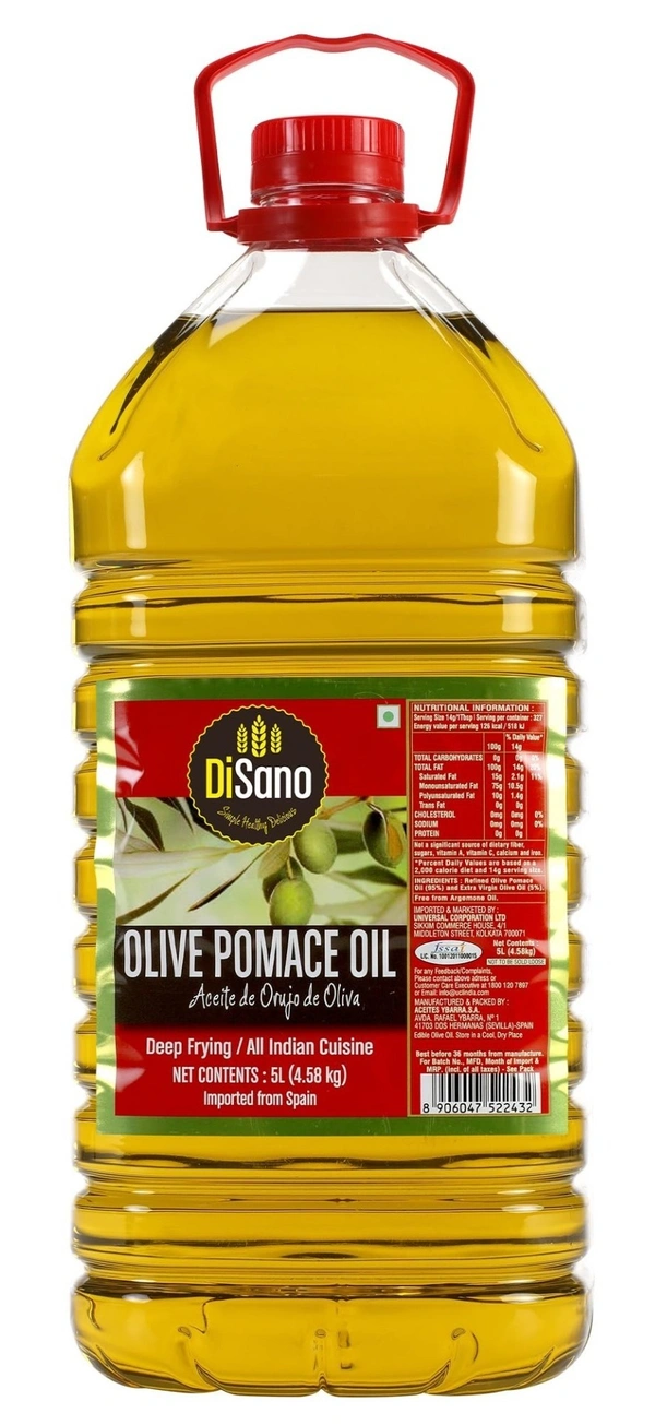 Disano Olive Pomace Oil, 5 ltr - 5ltr