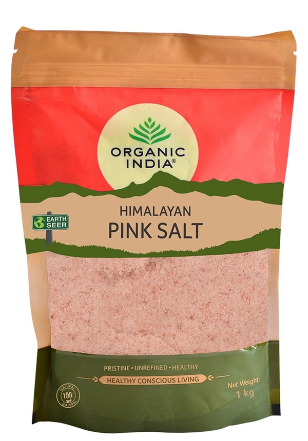 Organic India Himalayan Pink Salt, 1 kg - 1 Kg