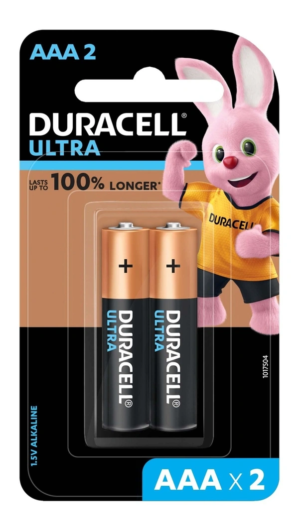 Duracell Ultra AAA X 2 Battery, 1 pcs - 1 pcs