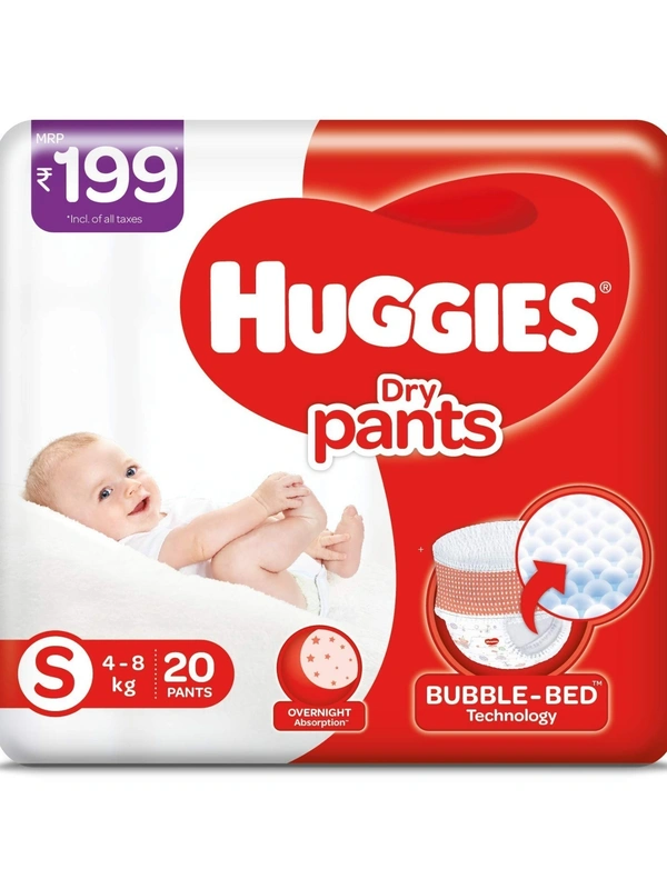 Huggies Dry Pants Small (4-8 kg), 20 pcs