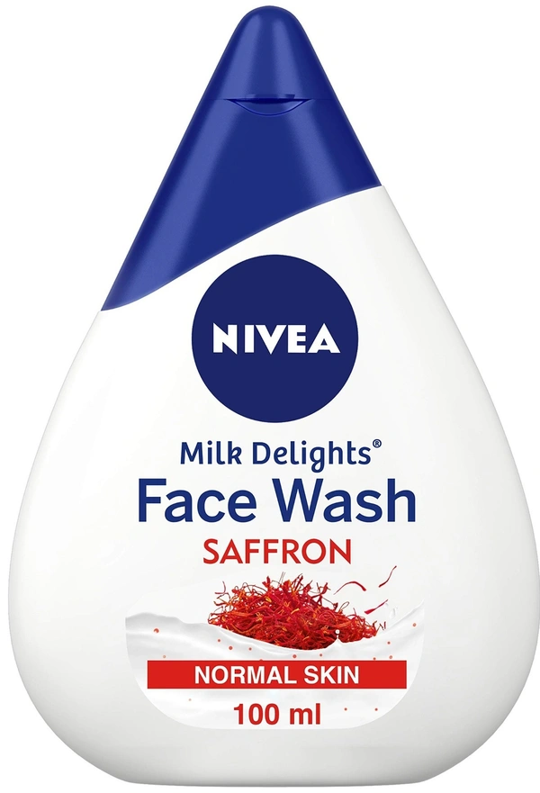 Nivea Face Wash Milk Delight Normal Skin, 100ml - 100ml