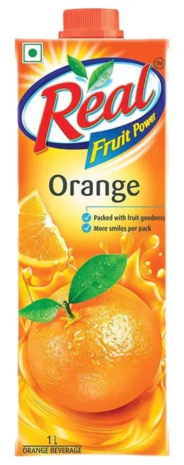 Real Fruit Power Juice, Orange, 1 ltr - 1L
