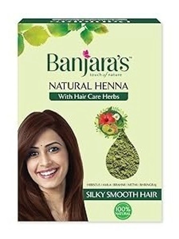 Banjara's Natural Henna With Hair Care Herbs, 60g - 60g