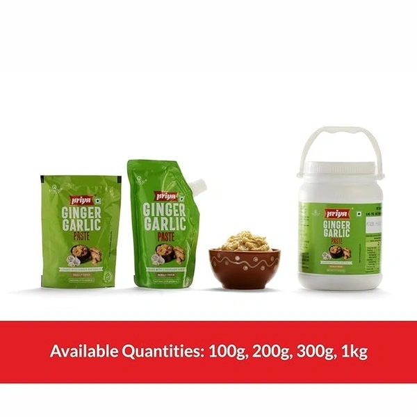 Priya Ginger& Garlic Paste, 100g - 100g