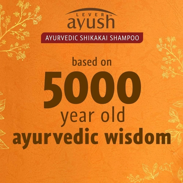 Lever Ayush Thick& Long Growth Shikakai Shampoo, 175 ml - 175 ml