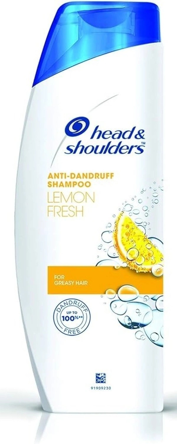 Head & Shoulders Head& Shoulder Shampoo Lemon Fresh Anti Dandruff, 340 ml - 340 ml