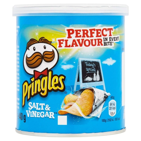 Pringles  Pringles Salt & Vinegar Pop & Go 40 g - USA, 40g
