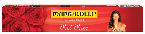 Mangaldeep Agarbattis Rose (14 Sticks), 14 sticks - 14 sticks