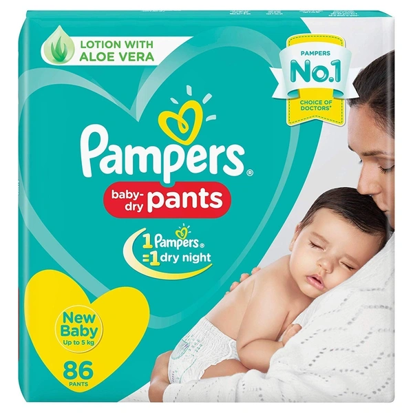Pampers Baby Dry Pants New Baby (86 Pants), 86 pants