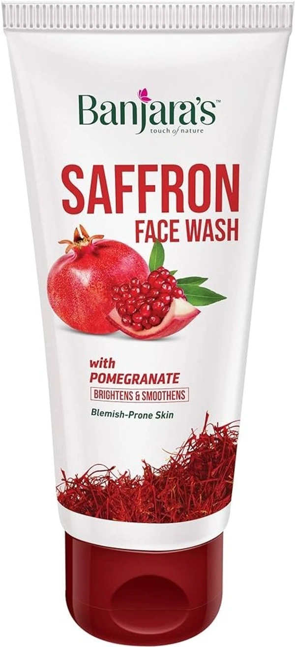 Garnier Face Wash Saffron With Pomegranate, 100ml - 100ml