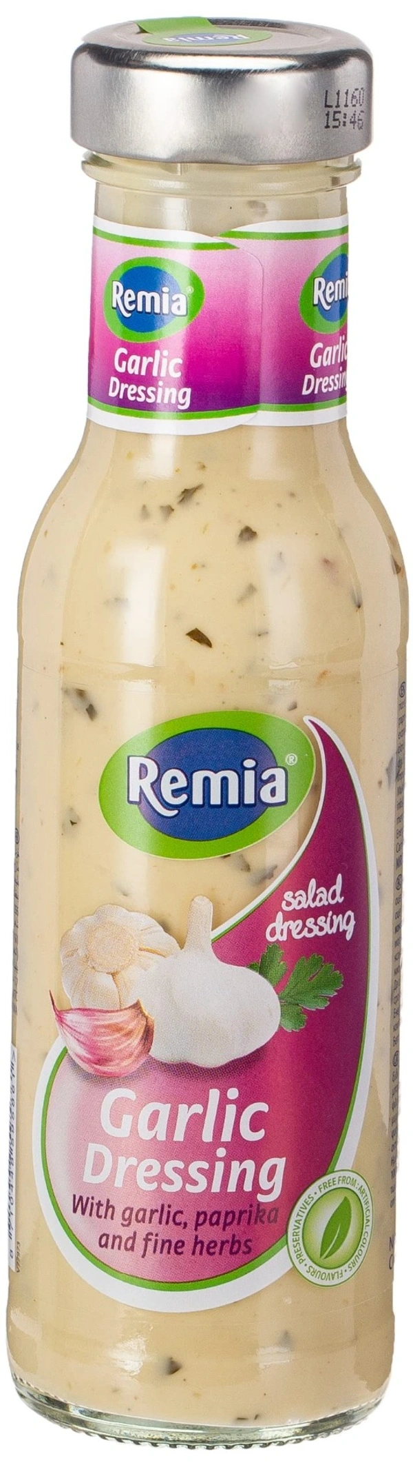Remia Garlic Dressing With Garlic, Paprika& Fine Herbs, 250 ml - 250 ml