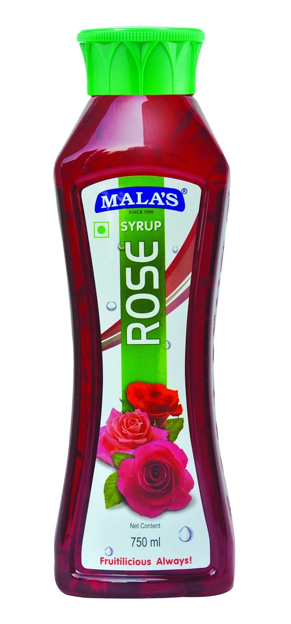 Mala's Rose Syrup - 750ml Bottle - 750ml