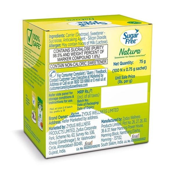 Sugar Free Natura, 100 bags - 100 bags