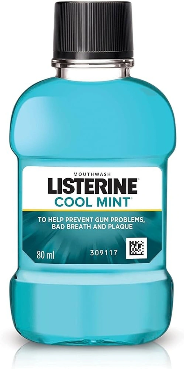 Listerine Cool Mint Mouth wash (Mild Task), 80 ml - 80 ml