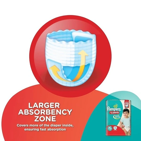 Pampers Baby Dry Pants XXL Double Extra Large (20 Pants), 20 pants