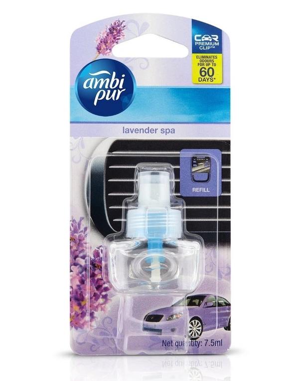 Ambi Pur Lavender Spa Car Freshner 7.5ml - 7.5ml