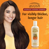 Lever Ayush Thick& Long Growth Shikakai Shampoo, 175 ml - 175 ml