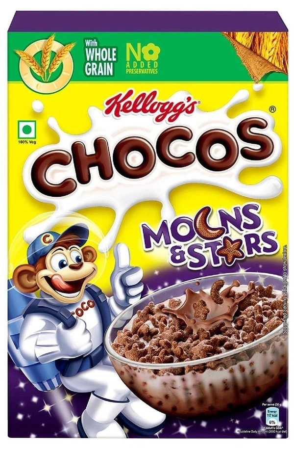 Kellogg's Chocos Moons/ Stars, 140g - 140g