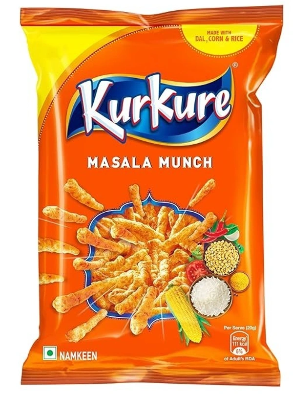 Kurkure Namkeen Masala Munch Packet, 90g - 90g