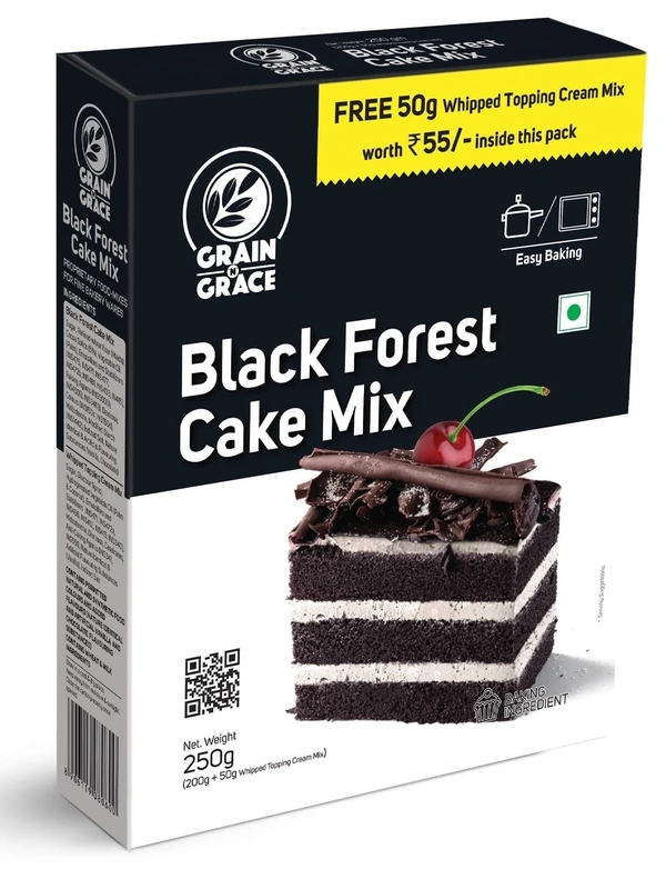 Grain & Grace Black Forest Cake Mix, 250g - 250g
