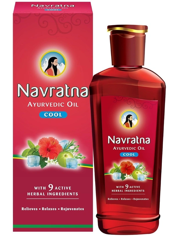 Navaratna Ayurvedic Oil Cool, 300 ml - 300 ml