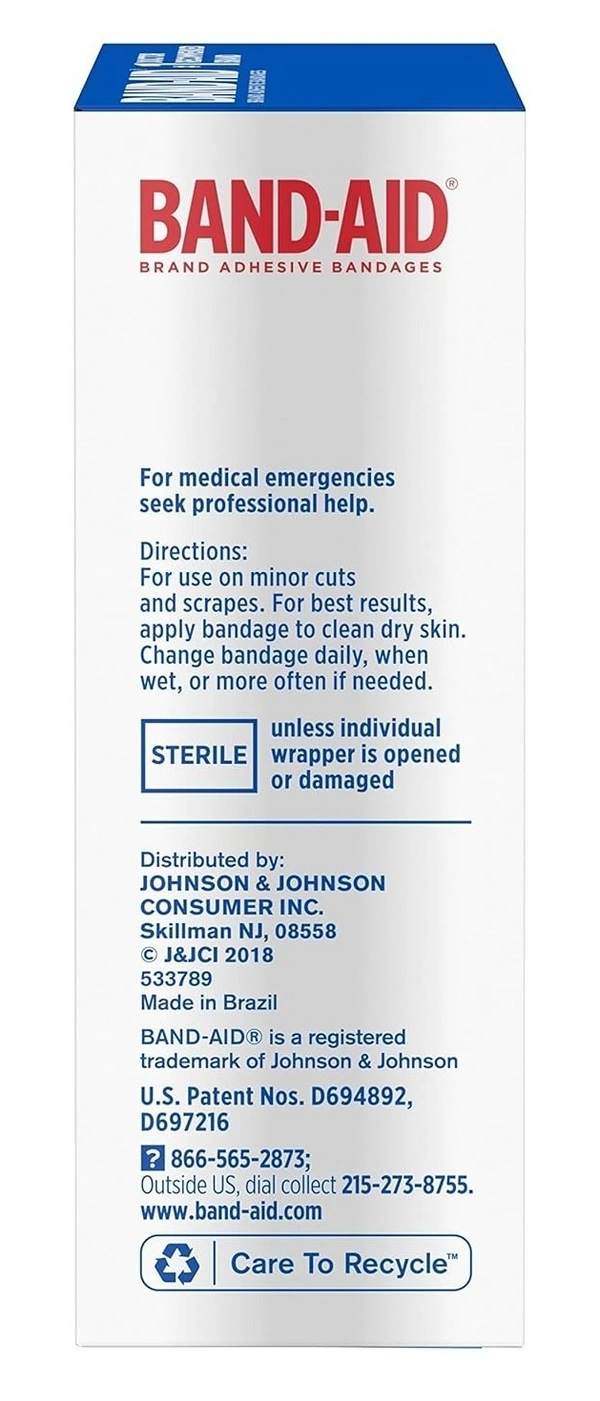 Band-Aid Brand Tru-Stay Sheer Strips Adhesive Bandages for First Aid and Wound Care, All One Size, 40 ct - 30 Pcs