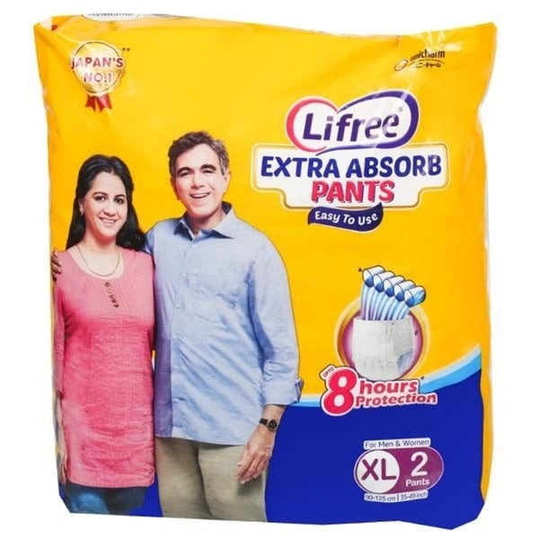 Lifree Extra Absorb Pants Large 2 Pants, 2 pants - 2 pants