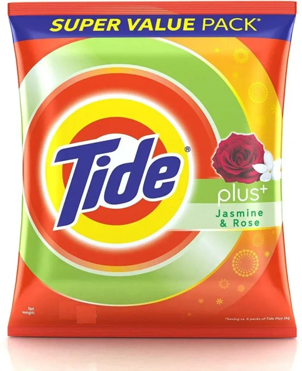 Tide Plus Extra Power Detergent Washing Powder  (Jasmine and Rose) (Rupees 150 Off), 8 kg - 8 kg