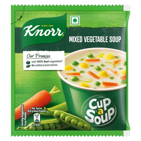 Knorr Instant Mix Vegetable soup 9.5g| Cup a Soup - 9.5g