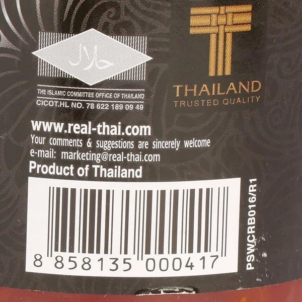 Real Thai Sweet Chilli Sauce, 525g - 525g