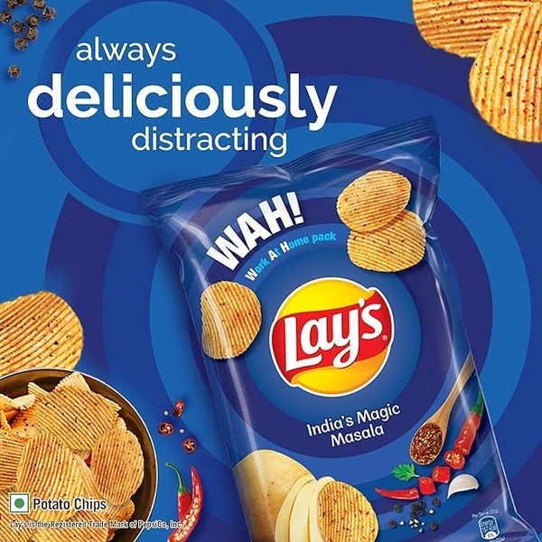 Lay's Potato Chips India's Magic Masala, 115g - 115g