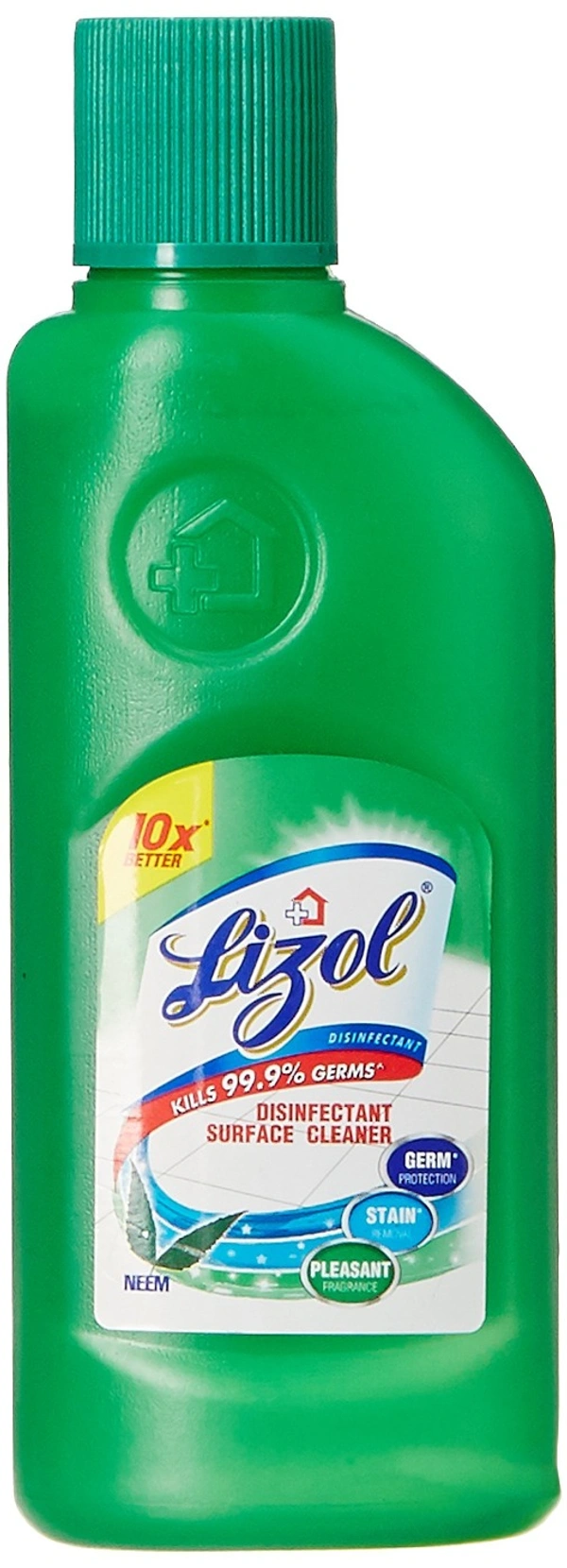 Lizol Disinfectant Surace Cleaner Neem, 200ml - 200ml