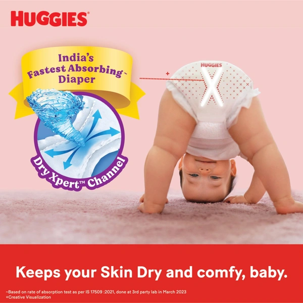 Huggies Wonder Pants Large (9-14 kg), 5 Diapers