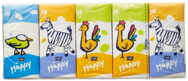 Bella Tissue Paper 10 Pieces (Pack of 10), 1pcs - 1pcs