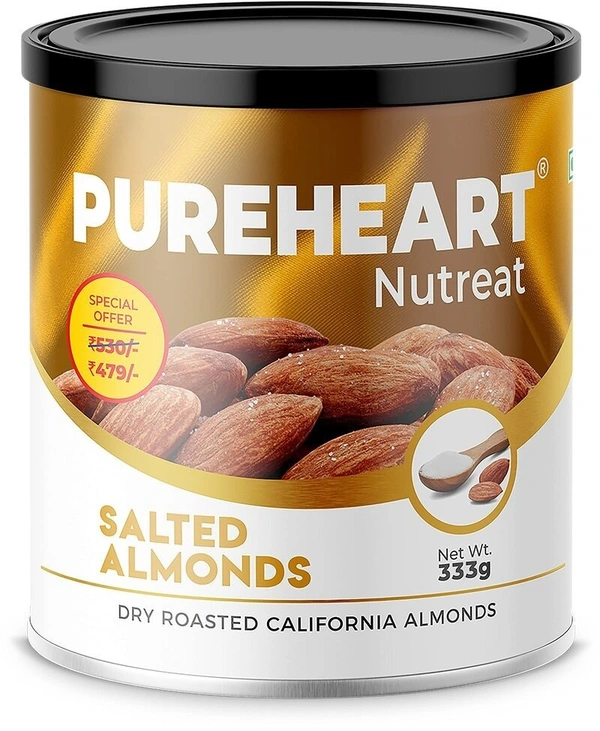 Pure Heart Pureheart Nutreat Salted Almond, 340g - 340g