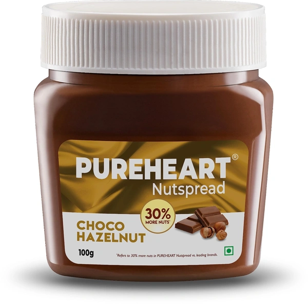 Pure Heart Nut Spread Choco Hazelnut, 100g - 100g