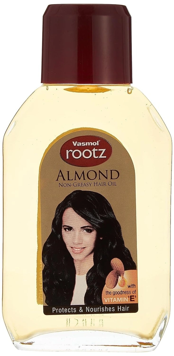 Vasmol Rootz Almond Hair Oil, 100 ml - 100 ml